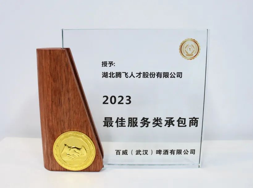 喜報丨湖北騰飛人才榮獲“最佳服務類承包商、優(yōu)秀服務合作伙伴”殊榮